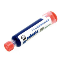 Лак ізоляційний MECHANIC BY-UVH900 (LB10 UV) у шприці,10 ml (Синій)