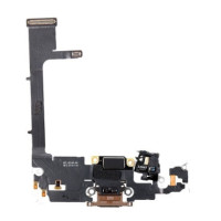Шлейф (Flat cable) для iPhone 11 Pro Max з роз'ємом зарядки, мікрофоном (Золотий) Оригінал