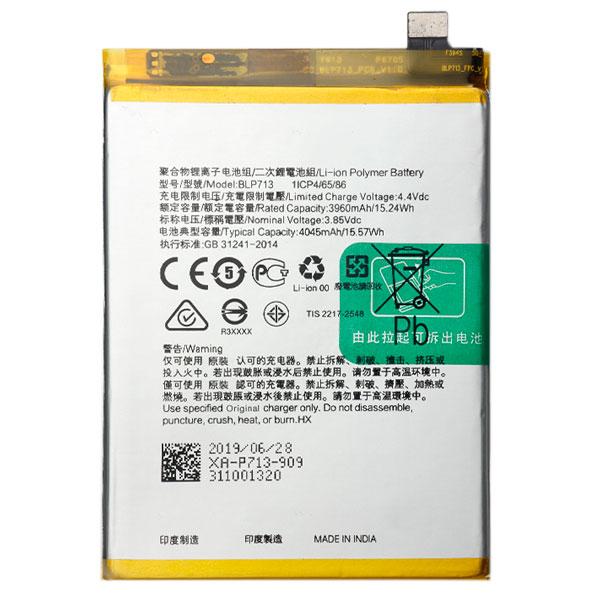 Акумулятор (АКБ) Realme BLP713 для Oppo Realme 3 Pro | X Lite (Li-ion 3.85V 3960mAh) Оригінал Китай