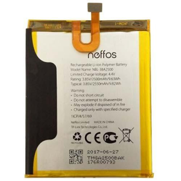 Акумулятор АКБ (Батарея) TP-Link NBL-38A2500 для TP-Link Neffos X1Lite | TP904 (3.85 V 2500 mAh) Оригінал