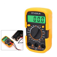 Мультиметр цифровой DT-830LN с подсветкой (ток до 10А)