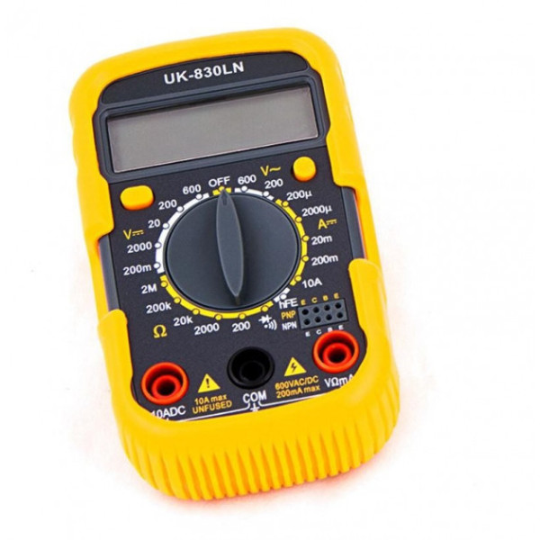 Мультиметр цифровой DT-830LN с подсветкой (ток до 10А)