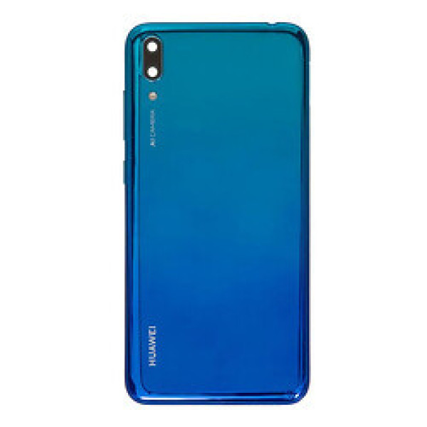 Задня панель корпусу (Кришка) для  Huawei Y7 Pro 2019 (Синя) Оригінал Китай