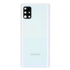 Задня панель корпусу (кришка) для Samsung A515 Galaxy A51 2020 зі склом камери (Біла) Оригінал Китай