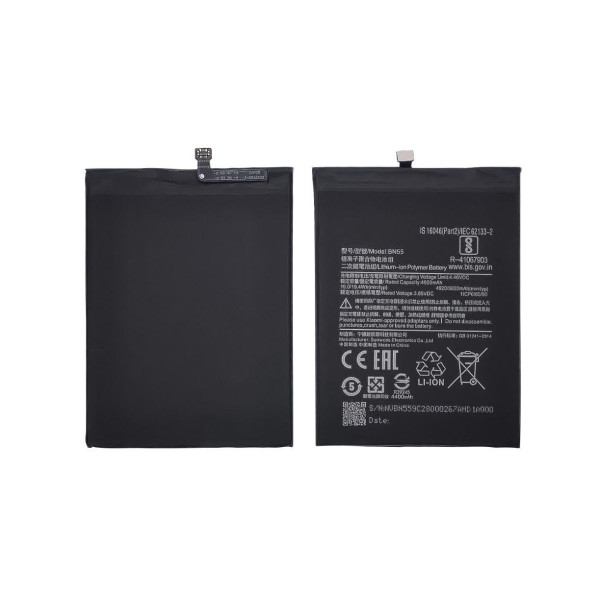 Аккумулятор (АКБ) BN55 для Xiaomi Redmi Note 9S (Li-Pol 3.85V 5020mAh) AAAA