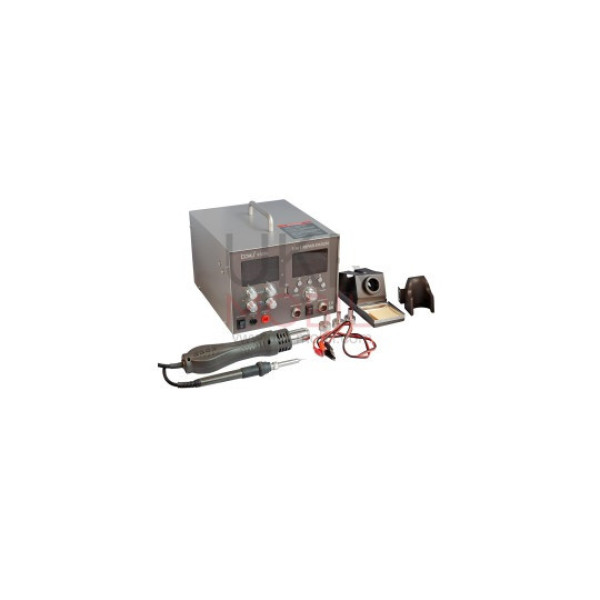 Паяльна станція BAKU BA-9305L фен, паяльник, блок живлення 30V, 5A, USB 5V 2A цифрова індикація з РК дисплеєм