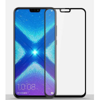 Скло захисне для Huawei Honor 8X (0,3мм, 5D, чорне) Full Glue