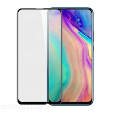 Стекло защитное для Huawei P Smart Z | P Smart Pro | Y9 Prime (2019) (0,3мм, 5D, черное) Full Glue