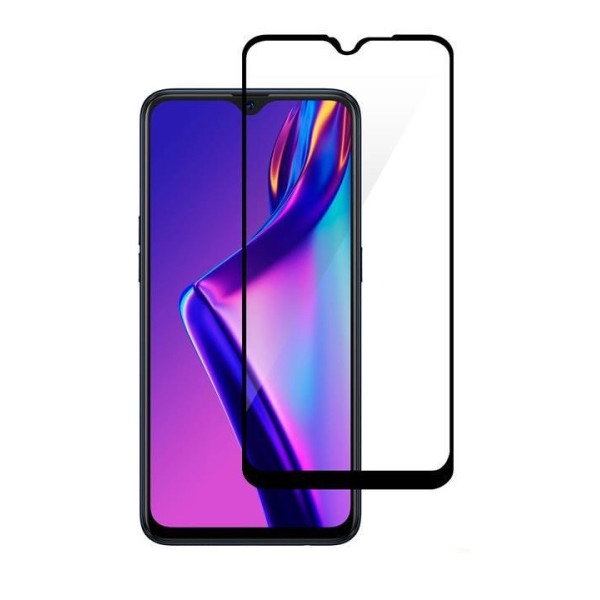 Скло захисне для Oppo A12 (0,3мм, 5D, чорне) Full Glue