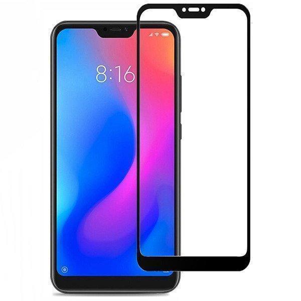 Стекло защитное для Xiaomi Redmi 6 Pro | Mi A2 Lite (0,3мм, 5D, черное) Full Glue