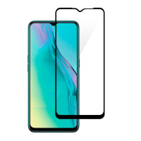 Стекло защитное для Oppo A31 | A5 2020 | A9 2020 | Realme 5 (0,3мм, 5D, черное) Full Glue