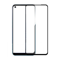 Стекло защитное для Oppo A32 | A53 (0,3мм, 5D, черное) Full Glue