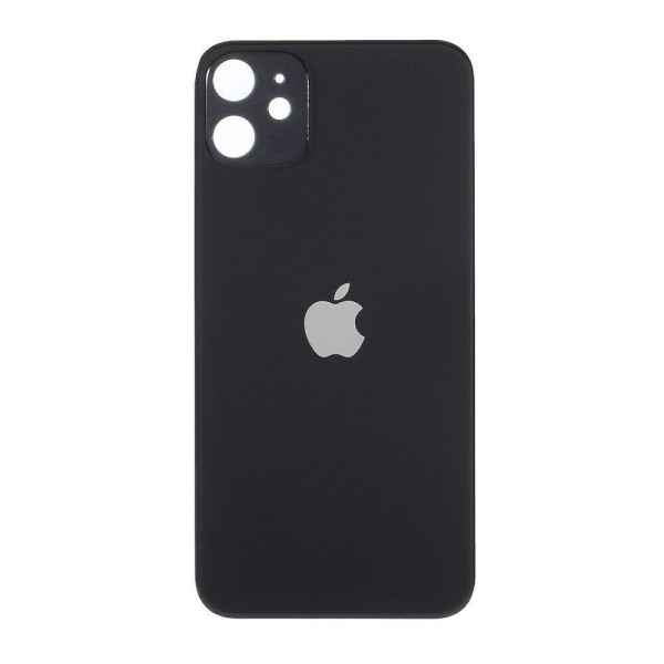 Задняя крышка для Apple iPhone 11 (Черная) для замены без разборки корпуса