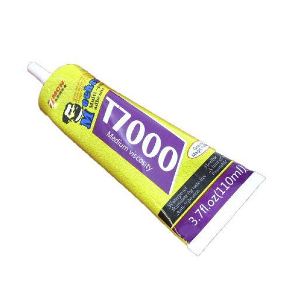 Клей силиконовый MECHANIC T7000, 110ml, в тюбике с дозатором (Черный)