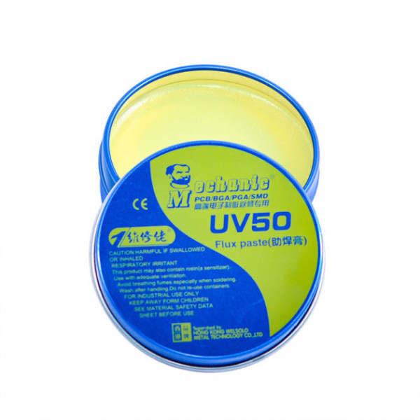 Флюс-паста MECHANIC UV50 40 гр (без содержания галогенов)