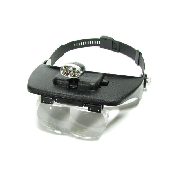 Бинокуляры MG81001-A с LED-подсветкой (спаренные линзы 1.2х/ 1.8х/ 2.5х/ 3.5х)