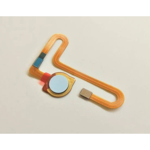 Шлейф (flat cable) для Xiaomi Redmi Note 8t со сканером отпечатка пальца (Белый)