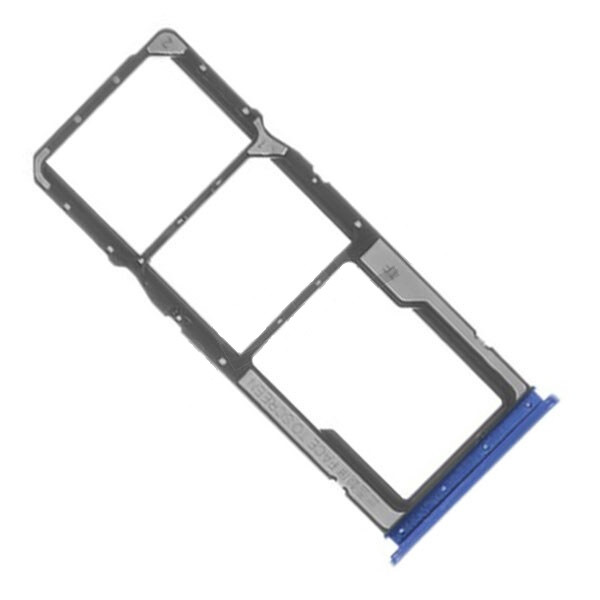 Сим-карт Холдер (sim card holder) для Xiaomi Redmi 8 | Redmi 8A (Синий) Оригинал