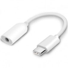 Адаптер-переходник Type-C to AUX 3.5mm (Белый) Оригинал