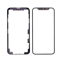 Скло екрану для Apple iPhone 11 Pro з OCA плівкою HC в рамці (Чорне) Оригінал Китай