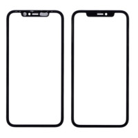 Скло екрану для Apple iPhone 11 з OCA плівкою HC в рамці (Чорне) Оригінал Китай