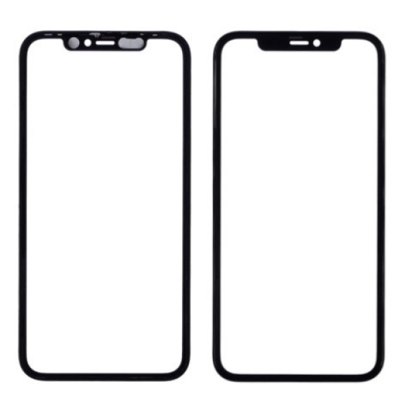 Скло екрану для Apple iPhone 11 з OCA плівкою HC в рамці (Чорне) Оригінал Китай