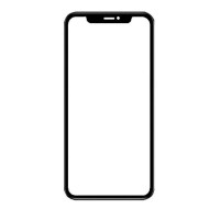 Скло екрану для Apple iPhone 11 HC в рамці (Чорне) Оригінал Китай
