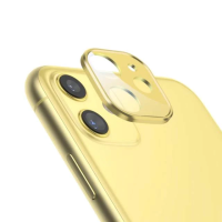 Скло камери для Apple iPhone 11 (Full Glue, 2.5D) Біле