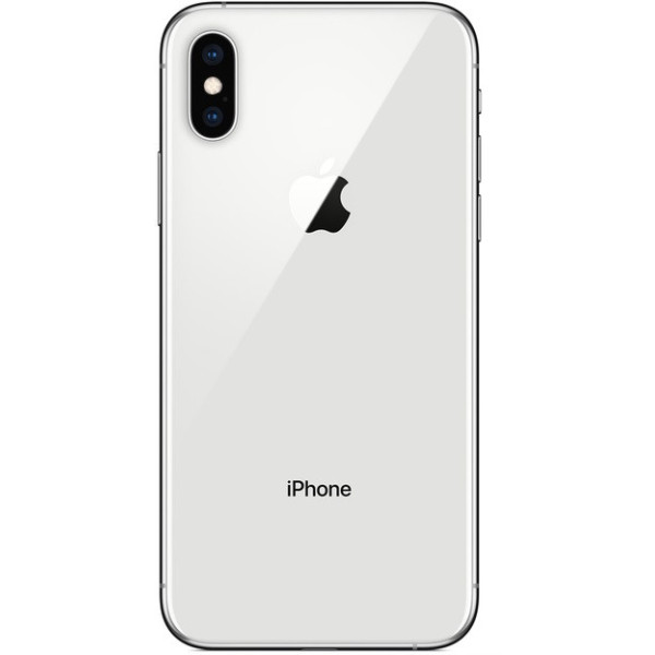 Задняя Крышка для Apple iPhone Xs (Серебристый)