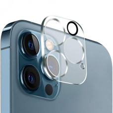 Стекло камеры для Apple iPhone 12 Pro (Full Glue, 2.5D) Прозрачное