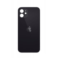Заднє скло корпуса для Apple iPhone 12mini з склом камери (Чорне)