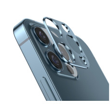 Стекло камеры для Apple iPhone 12 Pro Max (Full Glue, 2.5D) Синее