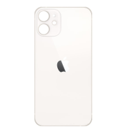 Заднє скло корпуса для Apple iPhone 12 mini з склом камери (Біле)