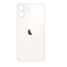 Заднє скло корпуса для Apple iPhone 12 mini з склом камери (Біле)