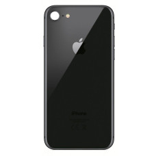 Заднее стекло корпуса для Apple iPhone 8 (Серое)