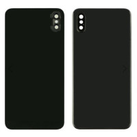 Заднє скло корпуса для Apple iPhone XS Max з склом камери HC (Сіре)
