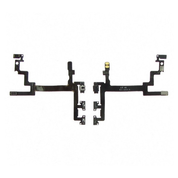 Шлейф (Flat cable) Apple iPhone 11 Pro з кнопкою on | of, зі спалахом і мікрофоном