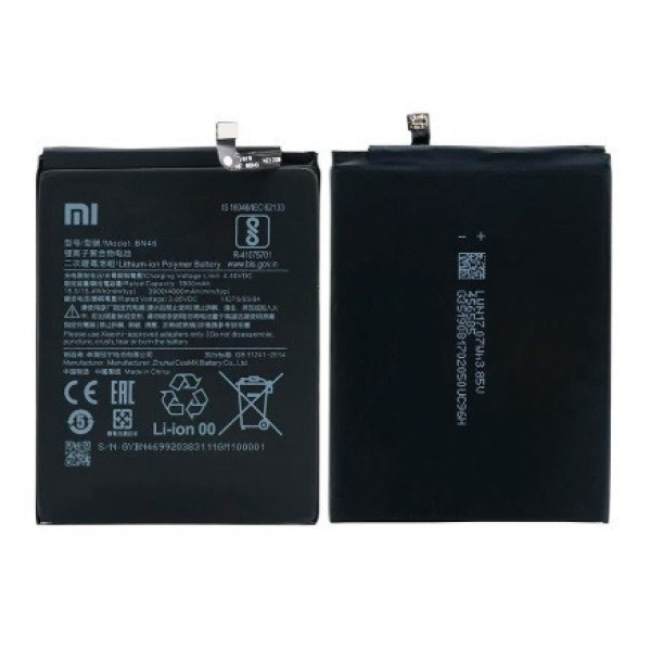 Акумулятор АКБ Xiaomi BN46 для Xiaomi Redmi Note 6 (Розмір 78,32 Х 62,37 Х 3,74) (4000mAh) Оригінал