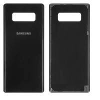 Задня панель (кришка) Samsung N950F Galaxy Note 8 (Чорна) Оригінал Китай