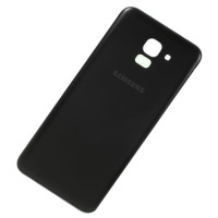 Задня панель (кришка) Samsung J600F Galaxy J6 (Чорна) Оригінал Китай