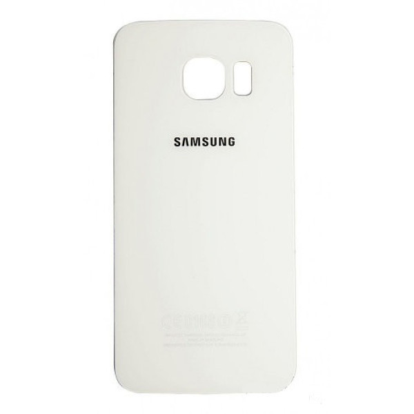 Задняя панель (крышка) для Samsung G925F Galaxy S6 EDGE (Белая) Оригинал Китай