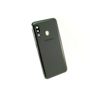 Задня панель корпусу (кришка) для Samsung A202F Galaxy A20e 2019 (Чорна) Оригінал Китай