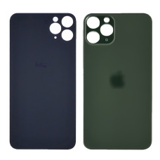 Заднє скло корпуса для Apple iPhone 11 Pro з склом камери (Темно - Зелене)