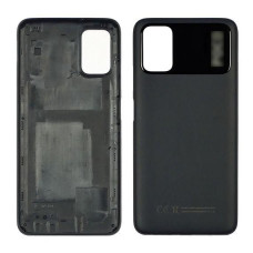 Задняя панель (крышка) для Xiaomi Poco M3 (Черная) Оригинал Китай