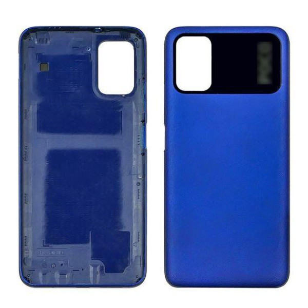 Задняя панель (крышка) для Xiaomi Poco M3 (Синяя) Оригинал Китай