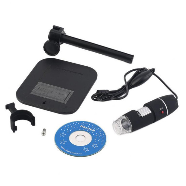Цифровий мікроскоп MicroView 500x + stand (з регульованою підставкою, оптичне збільшення до 500X)