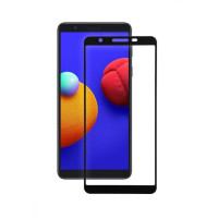 Скло захисне для Samsung A013 | A01 Core (0,3мм, 5D, чорне) Full Glue