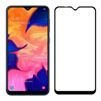 Стекло защитное для Samsung A105 | A10 (2019) (0,3мм, 5D, черное) Full Glue
