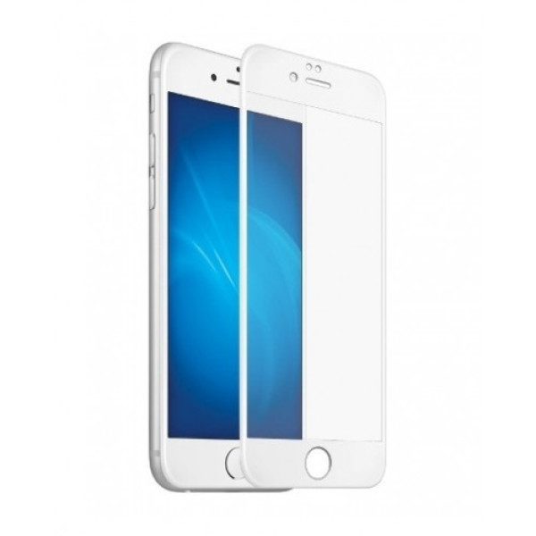 Стекло защитное для Apple iPhone 6 Plus | 6S Plus Full Glue (0,3мм, 5D, белое)