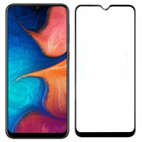Скло захисне для Samsung A205 | A20 (2019) (0,3мм, 5D, чорне) Full Glue